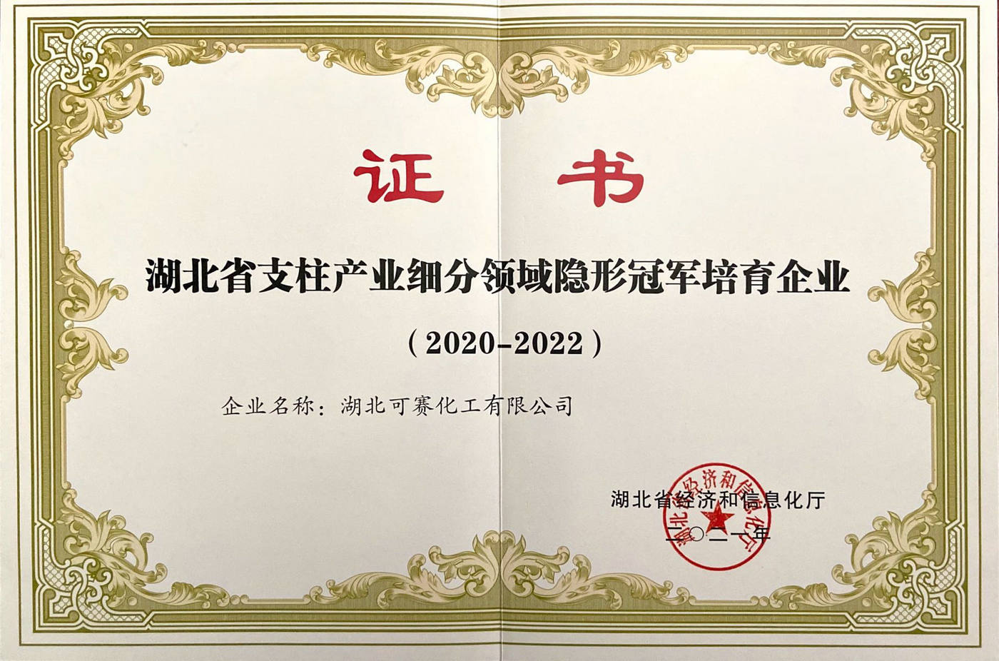 Hubei Province pillar industry subdivision field invisible champion cultivating enterprises
